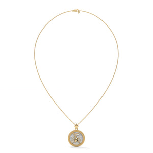 Scorpio Zodiac Lab Grown Diamond Pendant, Solid Gold or Silver