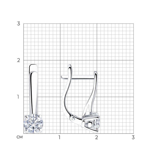 Timeless Lab Grown Diamond Dangle Earrings | IGI Certified | Silver, Gold