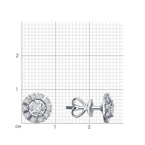 Timeless Lab Grown Diamond Halo Stud Earrings | Sterling Silver, 10K, 14K, 18K Solid Gold