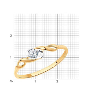 Lab Grown Diamond Twist Ring: Petite Stacking Ring