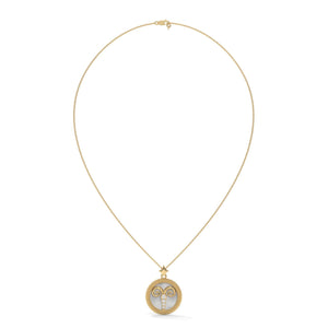 Aries Zodiac Pendant Necklace, Unisex | 10K, 14K, 18K Gold, 925 Silver | Cable Chain | Lab Grown Diamond